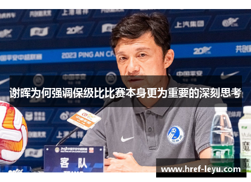 谢晖为何强调保级比比赛本身更为重要的深刻思考 谢晖为何强调保级比比赛本身更为重要的深刻思考